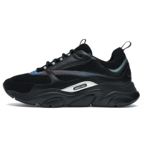 "B22" Black Reflective Rainbow