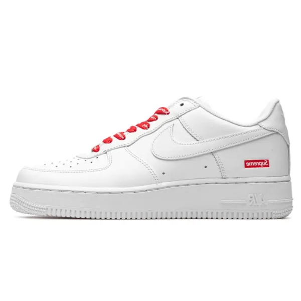 "AF1 x Supreme" White