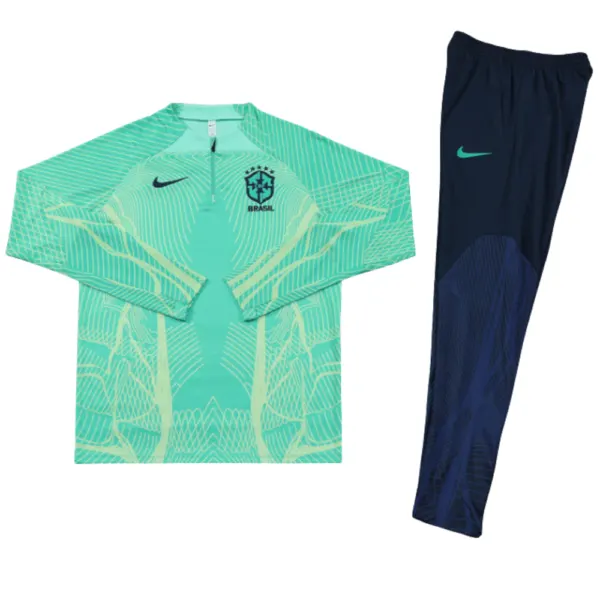 "Brazil" Dark Blue and Green Tracksuit