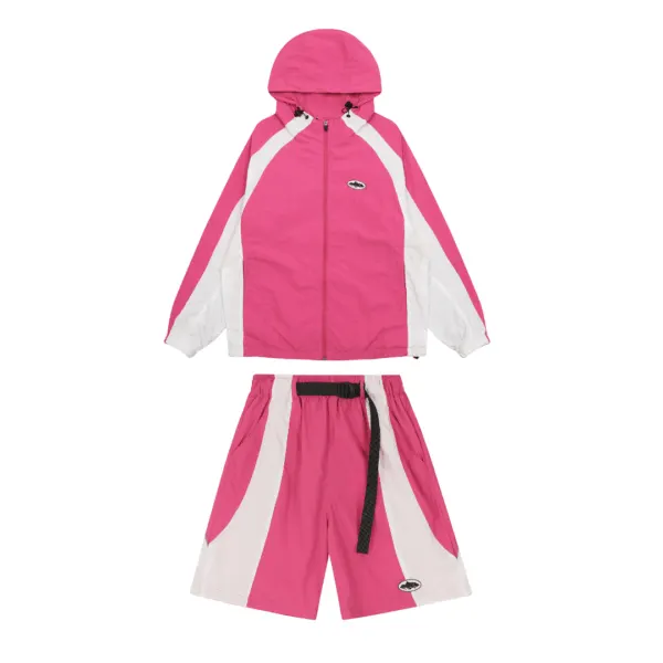 "CRTZ" Pink Windbreaker (Set oder einzeln)