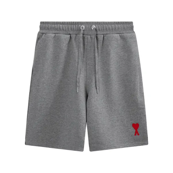 "Ami" Shorts Grey/Red