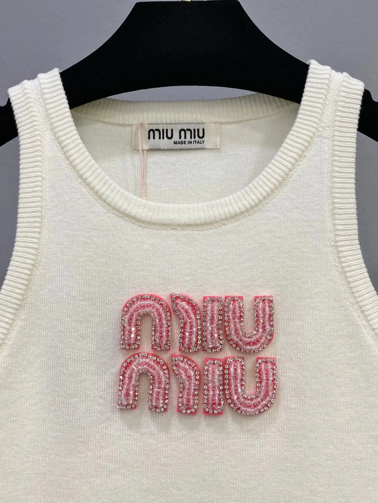 PINK LETTERS TANK TOP
