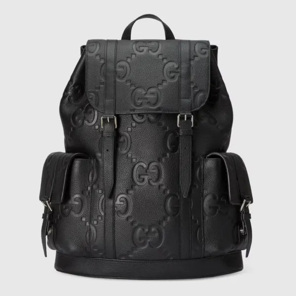 "GG“ Black Backpack