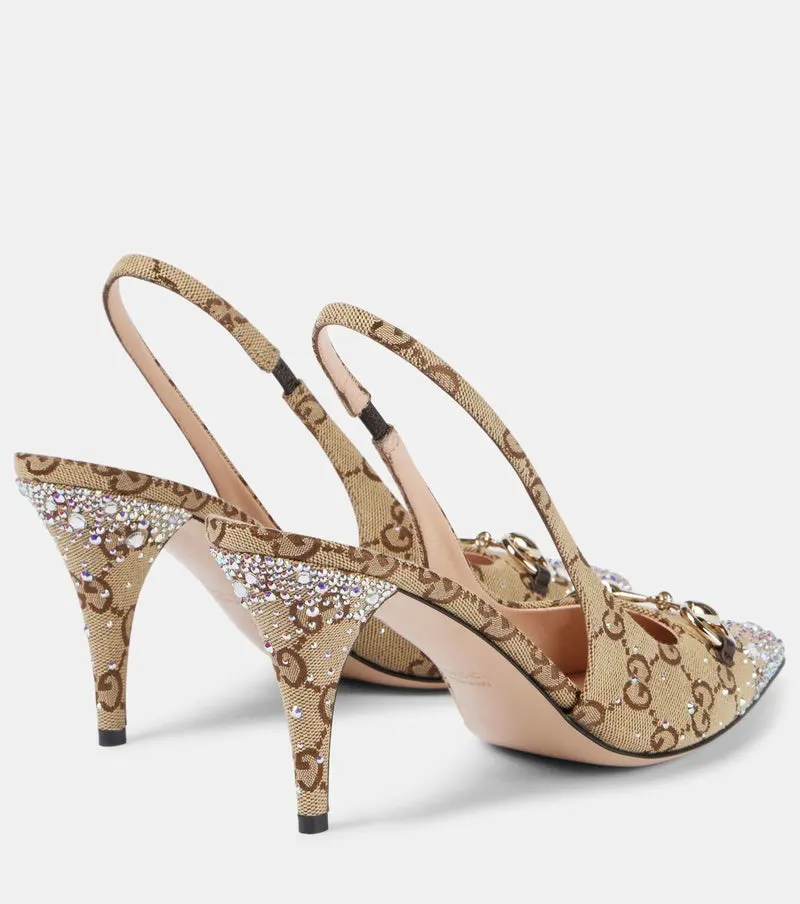 "GG" Slingback Pumps