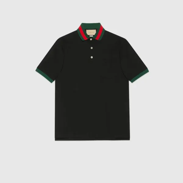 "GG" Polo Cotton