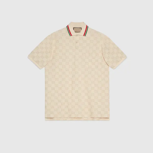 "GG" Monogram Polo Shirt