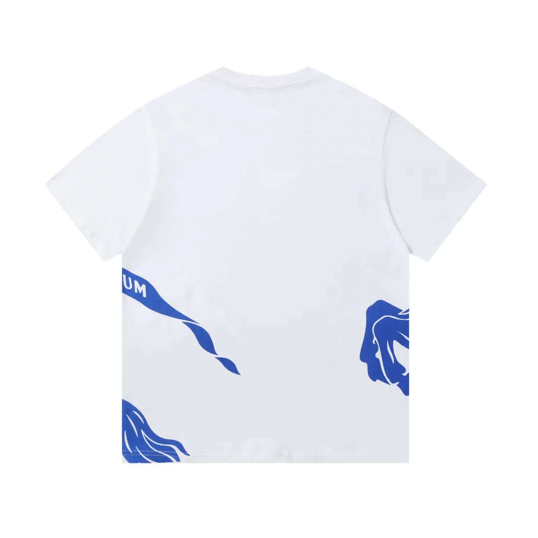 "Berry" T-Shirt Blue White