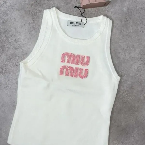 PINK LETTERS TANK TOP