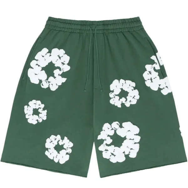 "Flower Shorts" Green