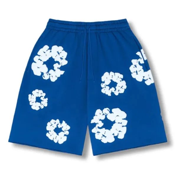 "Flower Shorts" Blue