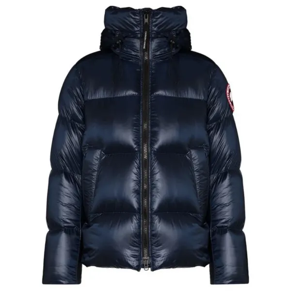 "Goose" Shiny Puffer Blue