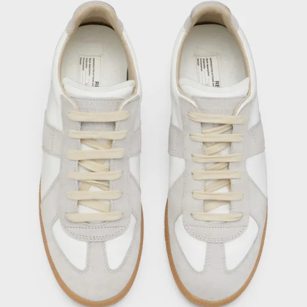 "Maison" Sneaker Weiß-Grau