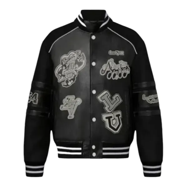 "LV" College Jacke Black