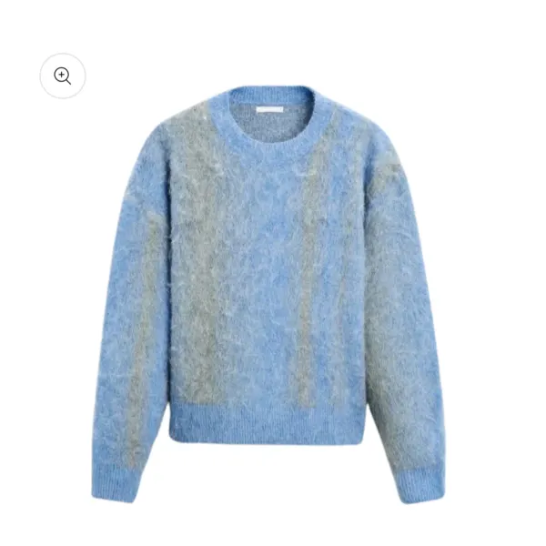 "Brushed Blue" - Knitted Sweater