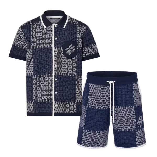 Intarsia Short Set